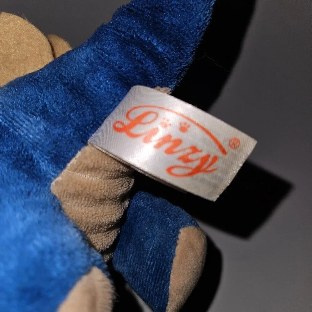 Linzy Blue Stegosaurus Dinosaur Plush 11